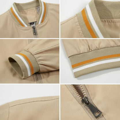 Bomber Jacket with Zip